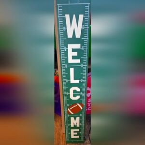 4ft. Football Welcome Door Greeter by Celebrate It